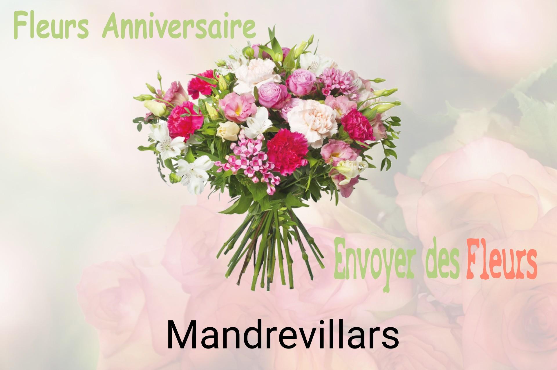 Bouquet de fleurs d’anniversaire livré à Mandrevillars