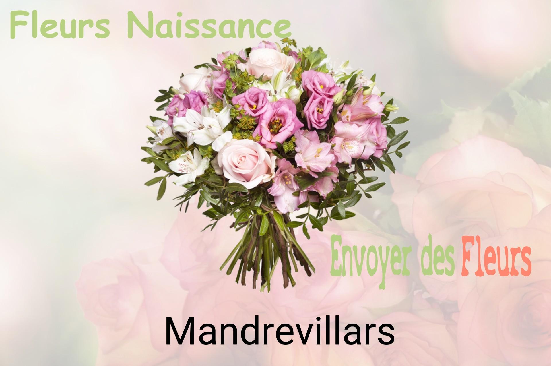 Bouquet de fleurs de naissance livré à Mandrevillars